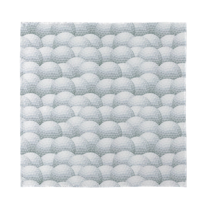 Big Golf Ball Pattern Print Silk Bandana