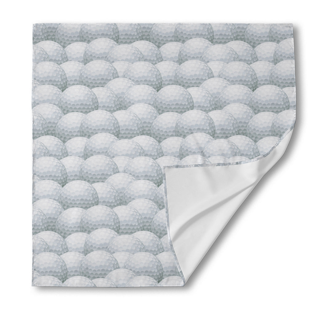 Big Golf Ball Pattern Print Silk Bandana