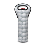 Big Golf Ball Pattern Print Single Neoprene Wine Tote