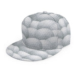 Big Golf Ball Pattern Print Snapback Cap