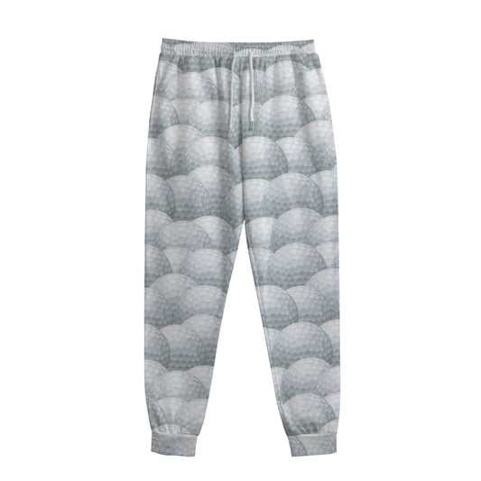 Big Golf Ball Pattern Print Sweatpants