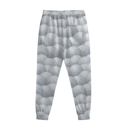 Big Golf Ball Pattern Print Sweatpants