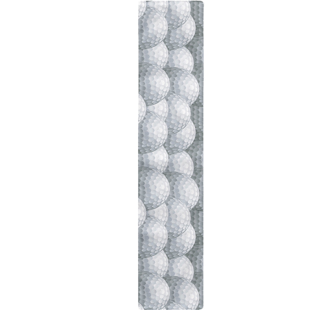 Big Golf Ball Pattern Print Table Runner