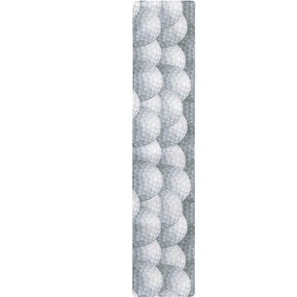 Big Golf Ball Pattern Print Table Runner