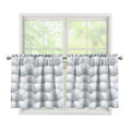 Big Golf Ball Pattern Print Tier Curtains