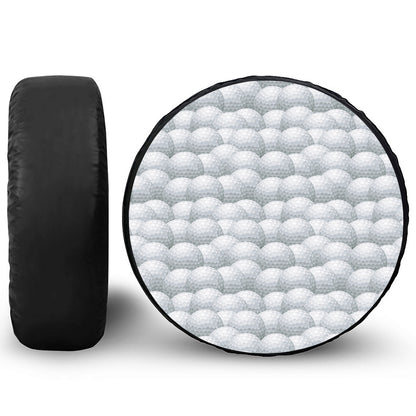 Big Golf Ball Pattern Print Tire Cover