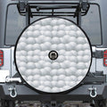 Big Golf Ball Pattern Print Tire Cover With Camera Hole