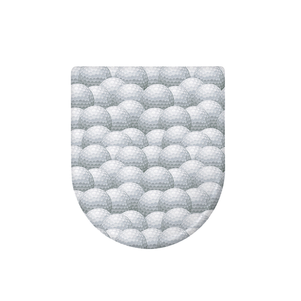 Big Golf Ball Pattern Print Toilet Lid Cover