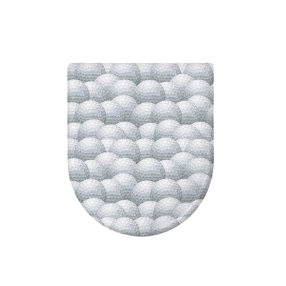 Big Golf Ball Pattern Print Toilet Lid Cover