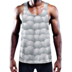 Big Golf Ball Pattern Print Training Tank Top