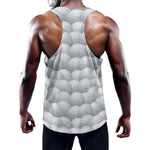 Big Golf Ball Pattern Print Training Tank Top