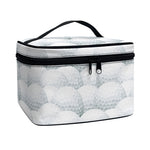 Big Golf Ball Pattern Print Travel Makeup Bag