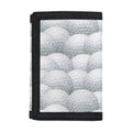 Big Golf Ball Pattern Print Trifold Wallet