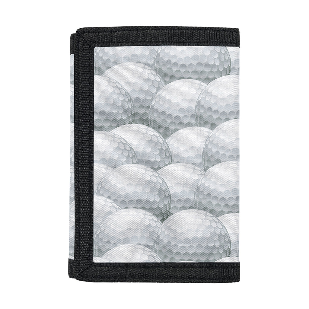Big Golf Ball Pattern Print Trifold Wallet