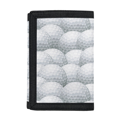 Big Golf Ball Pattern Print Trifold Wallet