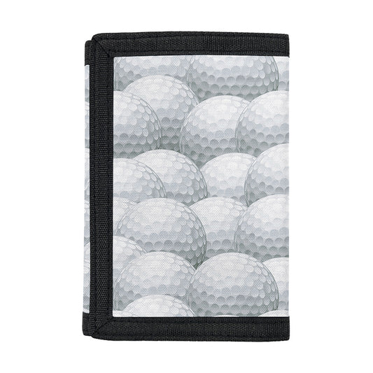 Big Golf Ball Pattern Print Trifold Wallet