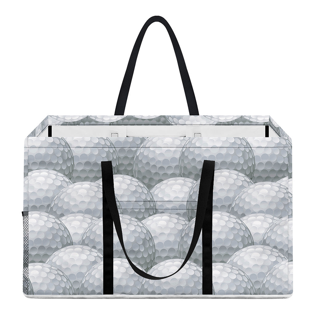 Big Golf Ball Pattern Print Utility Tote Bag