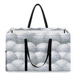 Big Golf Ball Pattern Print Utility Tote Bag