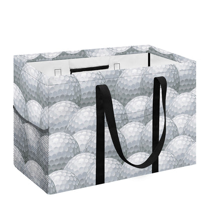 Big Golf Ball Pattern Print Utility Tote Bag