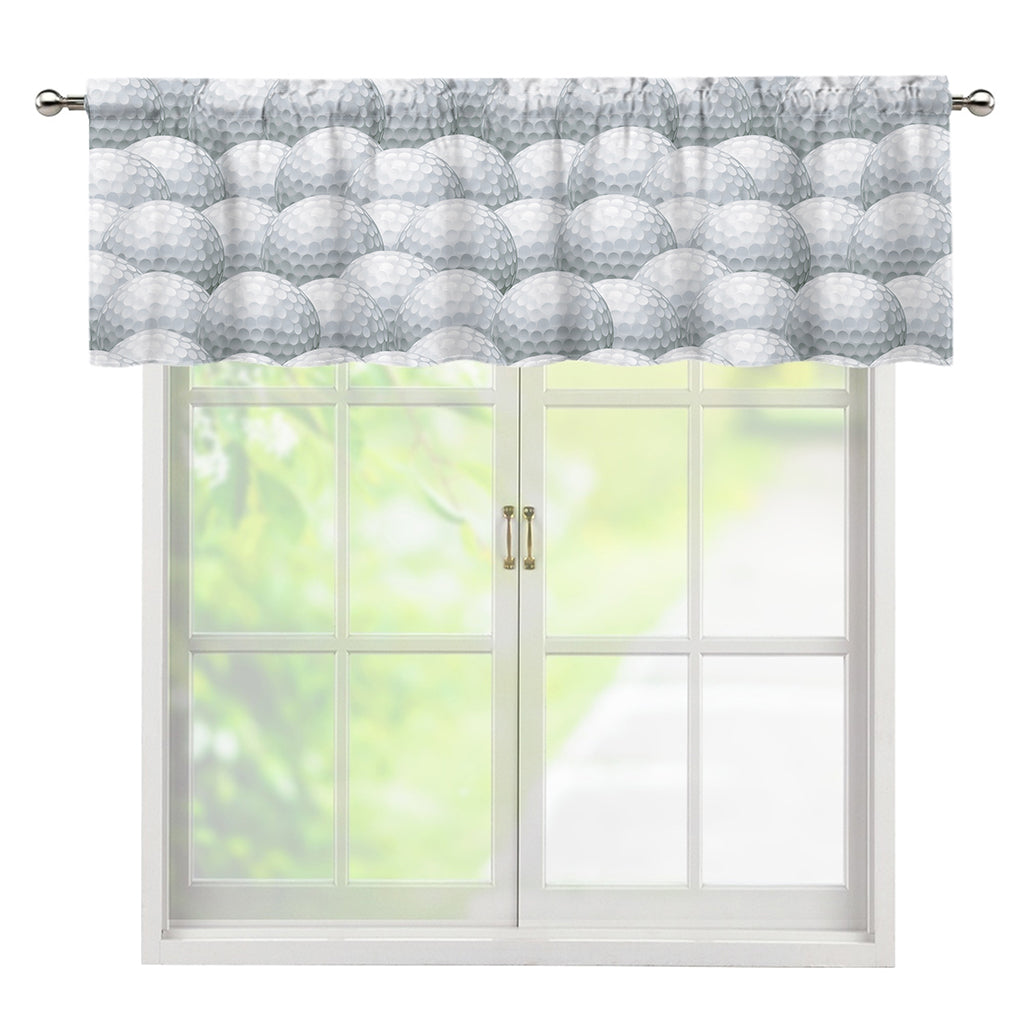 Big Golf Ball Pattern Print Window Valance