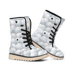 Big Golf Ball Pattern Print Winter Boots