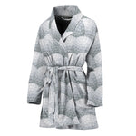 Big Golf Ball Pattern Print Women's Bathrobe