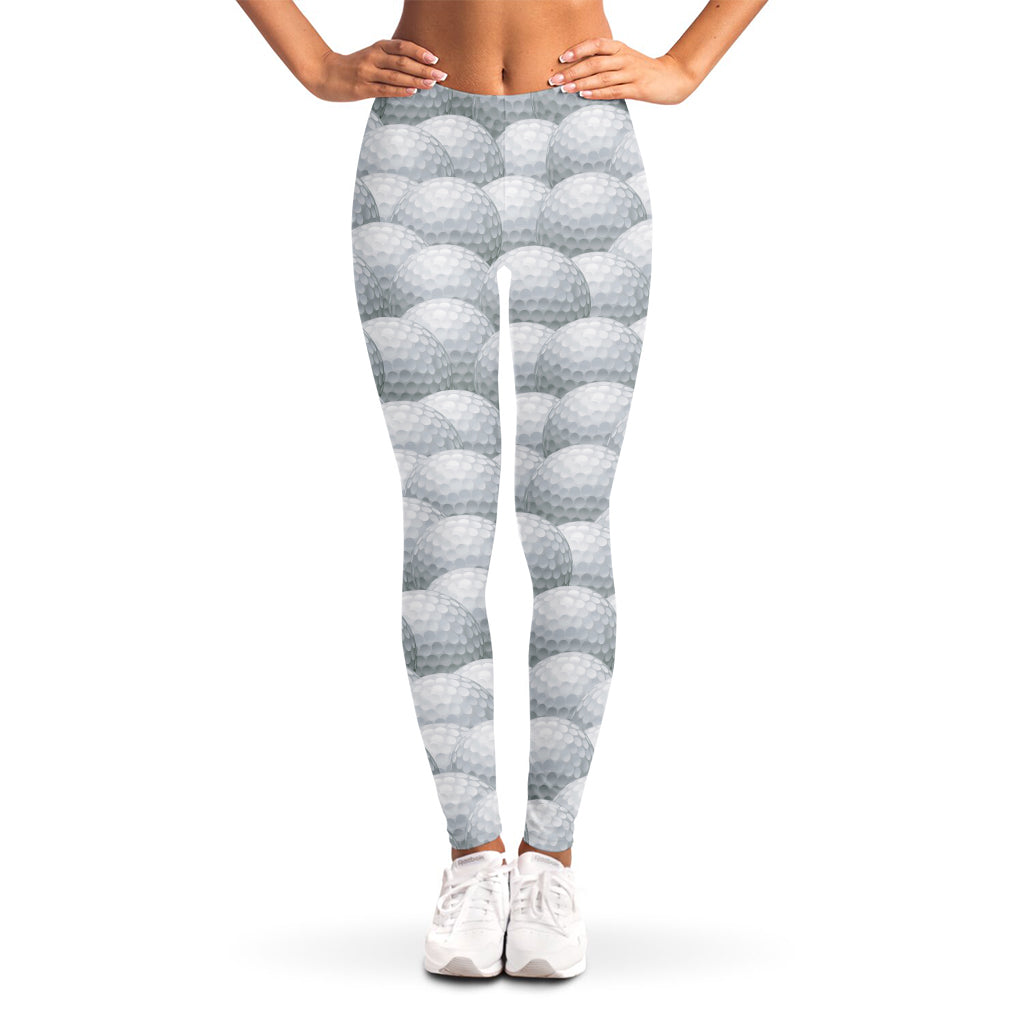 Big Golf Ball Pattern Print Women's Leggings