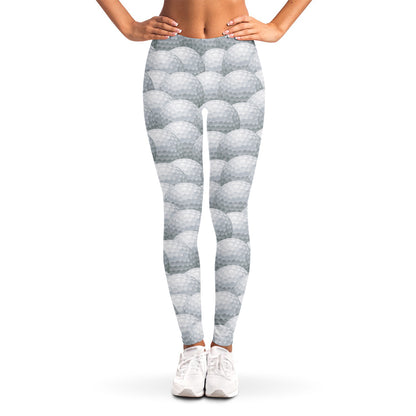 Big Golf Ball Pattern Print Women's Leggings