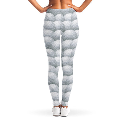 Big Golf Ball Pattern Print Women's Leggings