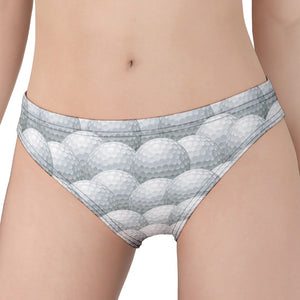 Big Golf Ball Pattern Print Women's Panties