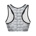 Big Golf Ball Pattern Print Women's Sports Bra