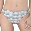 Big Golf Ball Pattern Print Women's Thong