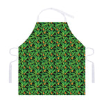 Bird Of Paradise And Palm Leaves Print Adjustable Apron