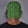 Bird Of Paradise And Palm Leaves Print Baseball Cap