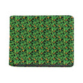 Bird Of Paradise And Palm Leaves Print Bifold Wallet