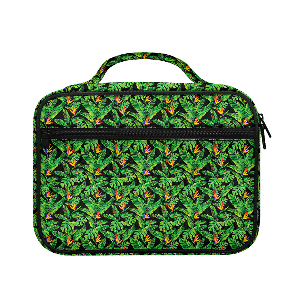 Bird Of Paradise And Palm Leaves Print Briefcase Bible Bag