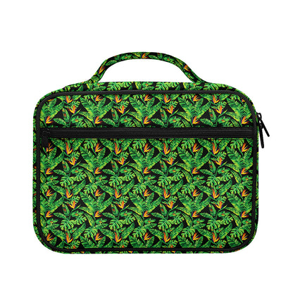 Bird Of Paradise And Palm Leaves Print Briefcase Bible Bag