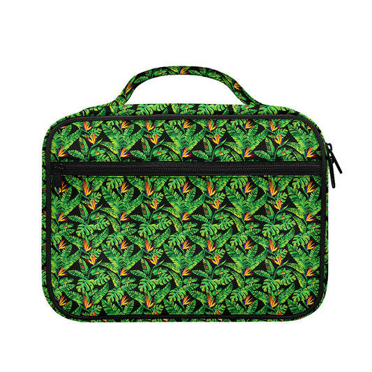 Bird Of Paradise And Palm Leaves Print Briefcase Bible Bag