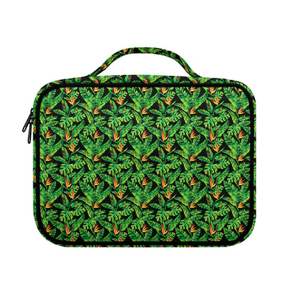 Bird Of Paradise And Palm Leaves Print Briefcase Bible Bag