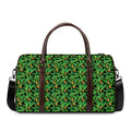 Bird Of Paradise And Palm Leaves Print Duffel Bag