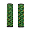 Bird Of Paradise And Palm Leaves Print Handle Covers