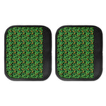 Bird Of Paradise And Palm Leaves Print Handle Covers