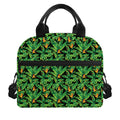 Bird Of Paradise And Palm Leaves Print Insulated Lunch Bag