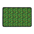 Bird Of Paradise And Palm Leaves Print Kitchen Mat