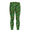 Bird Of Paradise And Palm Leaves Print Men's Leggings