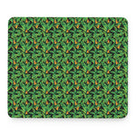 Bird Of Paradise And Palm Leaves Print Mouse Pad