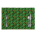 Bird Of Paradise And Palm Leaves Print Placemat