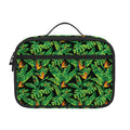 Bird Of Paradise And Palm Leaves Print Portable Lunch Bag