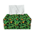 Bird Of Paradise And Palm Leaves Print Rectangle Tissue Box Cover