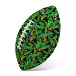Bird Of Paradise And Palm Leaves Print Rugby Ball